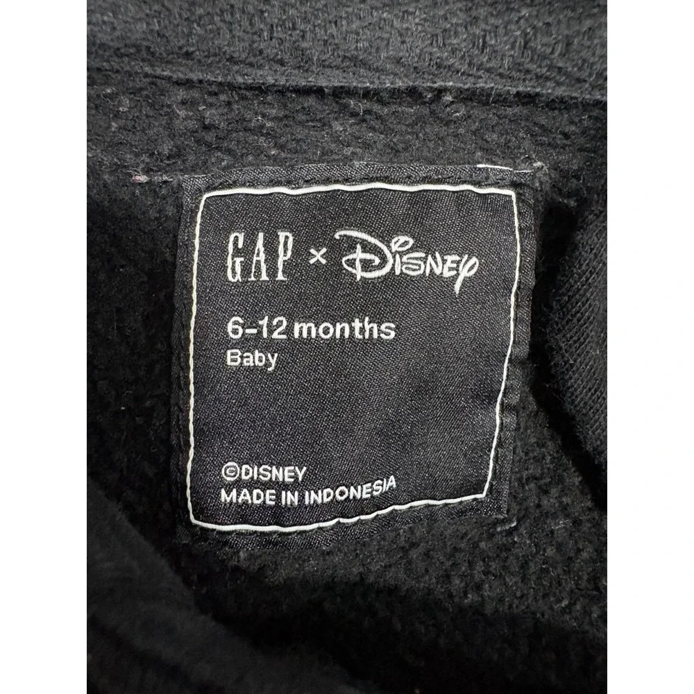 Baby Gap x Disney Mickey Mouse Hooded Romper Black Ears 6-12 Months One Piece